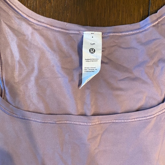 Wandermost ultra soft nulu square neck sleeveless body suit - purple size S - Picture 2 of 4